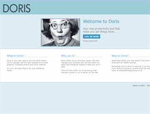 Tablet Screenshot of doris.socialanimal.co.uk